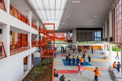 Gallery of Architecture and Education: 15 Schools Designed by Brazilian Architects - 4 Auditorium Design, School Building Design, School Interior, Cultural Architecture, School Building, Education Architecture, Education Design, Learning Spaces, School Architecture