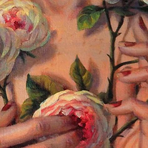 Jana Brike on Instagram: "Detail of painting in progress. About exploration of vulnerable depths of heart. 🤍 I did post a process video of this one some weeks ago, so you can see the subtle changes it's been going through." Dik Dik, New Phones, Fine Arts, Book Covers, Painting Inspiration, Pomegranate, Anatomy, Fine Art, Book Cover