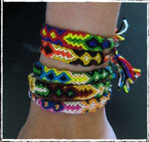 80's style friendship bracelets!  :)  Totally going to start making these again! LOL The 80's, The 80s, Friendship Bracelets