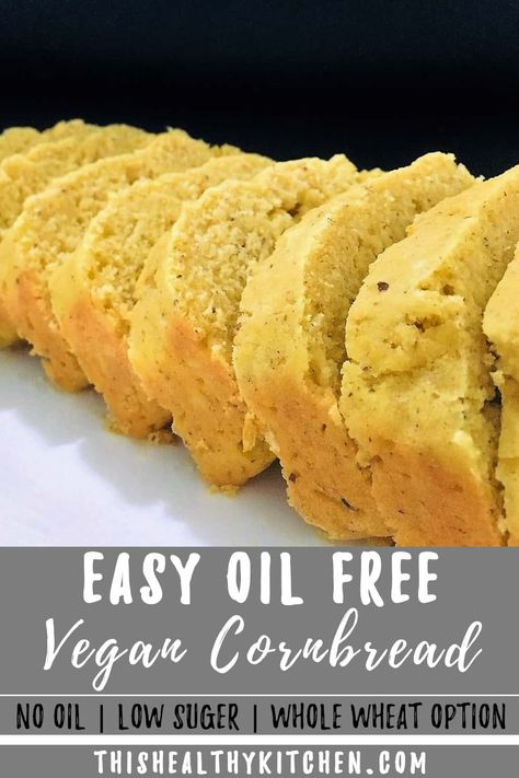 Vegan Cornbread Muffins, Traditional Cornbread Recipe, Healthy Cornbread, Packable Lunches, Vegan Breads, Vegan Cornbread, Delicious Cornbread, Einkorn Flour, Vegan Snack