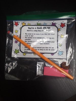 From the Desk of Ms. Tran : You're a Rock STAAR! Swag Bags for the STAAR test!... Staar Test Goodie Bags, Staar Test Motivation, Testing Motivation, Staar Test, Swag Bags, Texas Teacher, School Testing, School Things, Swag Bag