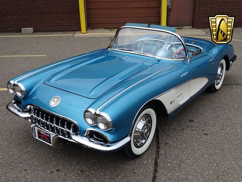 1959 Corvette, Classic Corvette, Chevy Muscle Cars, Best Classic Cars, Ford Classic Cars, Classy Cars, Chevy Corvette, Corvette Stingray, Us Cars