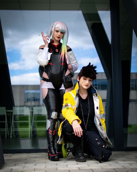 Lucy X David - Cyberpunk 🌙🔫 📸 @spicy.fauxtographe David wig @_lukasekaii_ Lucy wig @cos.ales Lucy cosplay @dokidokicosplay_official 📸 April 2024 #lucycosplay #davidcyberpunkcosplay #lucydavidcosplay #cyberpunkcosplay #cosplay #cosplayers #cosplayer #lucycyberpunk Lucy X David, David Cyberpunk, Lucy Cosplay, Cyberpunk Cosplay, April 2024, Cyberpunk, Wigs