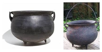 Antique Cast Iron Cauldron: Markings & Value Guide Witches Pot, Jambalaya Rice, Cast Iron Cauldron, Camping With Friends, Iron Cauldron, Amazing Meals, Cast Iron Pot, Friends Cast, Open Fires