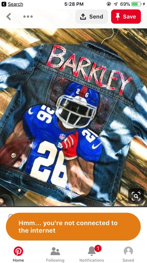 Boyfriend Football Shirts, Football Tattoo Design, Tattoos Football, Football Bf, Tattoo Football, Football Gf, Painted Football, Football Girlfriend Shirts, Jean Jacket Diy