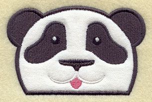 Peeking Panda (Applique) Panda Applique, Br Style, Animal Categories, Freestanding Lace Embroidery, Holiday Flower, Dog Shop, Machine Applique, Free Machine Embroidery Designs, Free Machine Embroidery