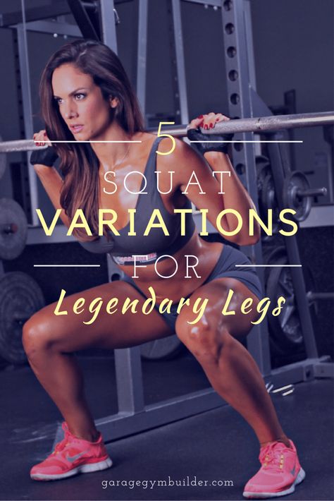 Adding variety to your workout routine is a quick way to see gains in fitness and aesthetics. Read this article for 5 types of squats for amazing legs. Legs Excercises, Different Types Of Squats, Different Squats, Types Of Squats, Bench Press Program, Amazing Legs, Squat Variations, Best Home Gym Equipment, Exercise Ideas