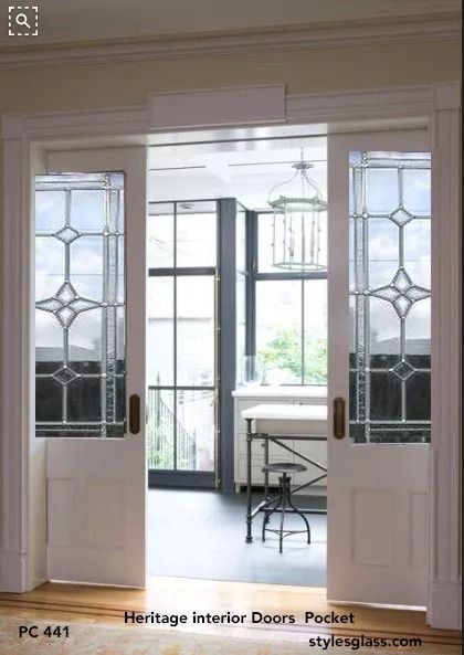 Pocket French Doors, Antique Doors For Sale, Interior Pocket Doors, Glass Pocket Doors, French Doors Patio, Glass Panel Door, Glass Doors Interior, Antique Doors, Interior Barn Doors