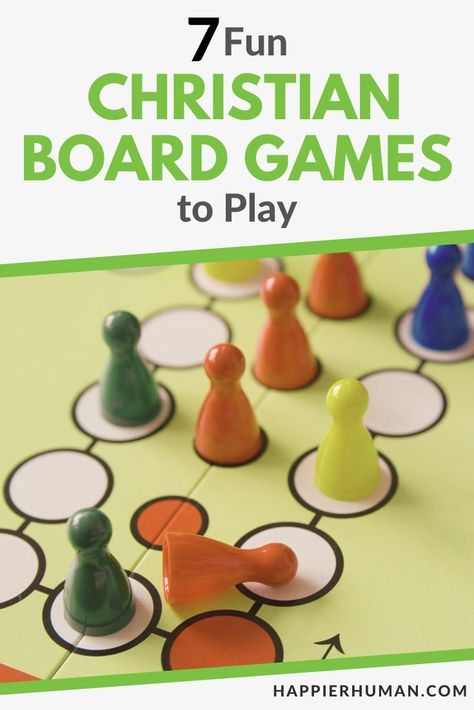 7 Fun Christian Board Games to Play in 2024 - Happier Human Christian Board Games, Christian Party Games, Top Board Games, Board Games For Two, Couples Game Night, Bible Board, Diy Party Games, Board Games For Couples, Board Game Party