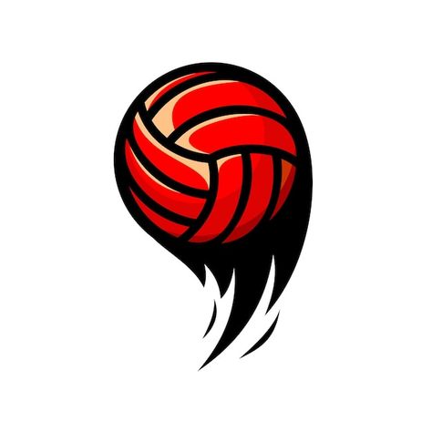 Volleyball ball with a red ball on a whi... | Premium Vector #Freepik #vector #volley #volleyball #volleyball-background #voleyball Volleyball Ball Logo, Volleyball Background, About Volleyball, Volleyball Backgrounds, Volleyball Poster, Volleyball Ideas, Ig Stickers, Volleyball Ball, Volleyball Net