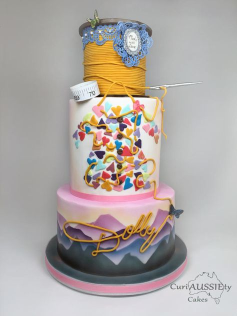 Dolly Parton Birthday, Donut Decorations, Coat Of Many Colors, Buy Cake, Sugar Cake, Unique Cakes, Colorful Cakes, Hello Dolly, Fancy Cakes