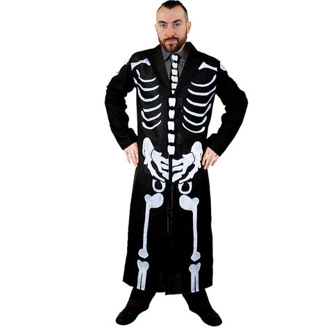 Wear the Iconic Skeleton Suit and Tie from the latest James Bond Block Buster Movie! You'll be looking like the most dapper gent at any Fancy Dress Party this Halloween. James Bone, Day Of The Dead Skeleton, Teen Novels, Wicked Costumes, Boys Day, Trick Or Treat Studios, Fear Street, Black Top Hat, Skeleton Costume