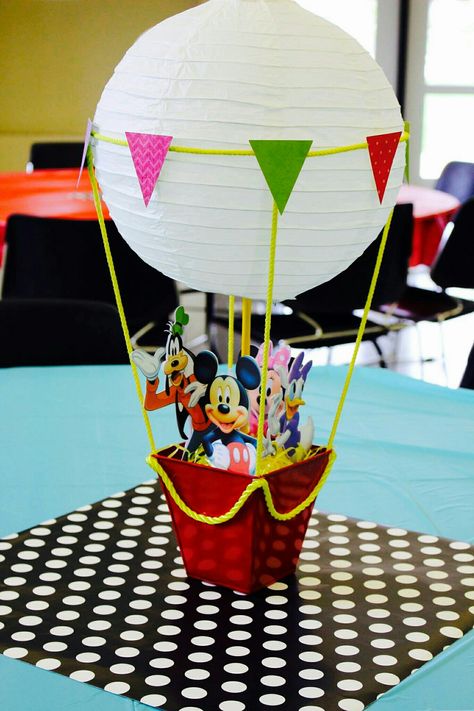 Birthday Party Ideas Balloons, Mickey Mouse Ideas, Mouse Craft, Γενέθλια Mickey Mouse, Mickey Mouse Theme Party, Mickey Mouse Centerpiece, Mickey Mouse Birthday Decorations, Mickey Mouse Bday, Mickey Mouse Themed Birthday Party