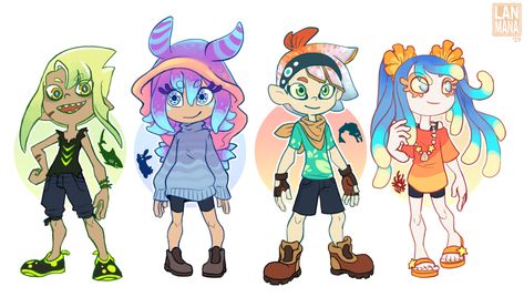 Splatoon Species, Splatoon Design, Chirpy Chips, Dance Character, Splatoon Reference, Inklings Splatoon, Splat Tim, Paintball Game, Splatoon Oc