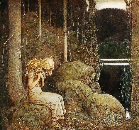 Kay Nielsen, John Bauer, Fairy Tale Illustration, Fairytale Illustration, Fairytale Art, Fantasy Fairy, Folk Tales, In The Woods, Illustrations Posters