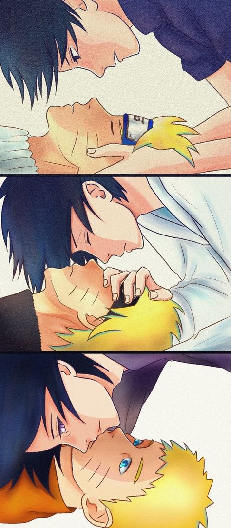 Sasuke And Naruto Love, Naruto And Sasuke Funny, Naruto And Sasuke Kiss, Madara Susanoo, Black Cat Anime, Naruto Gif, Naruko Uzumaki, Sasuke X Naruto, Naruto Fan Art