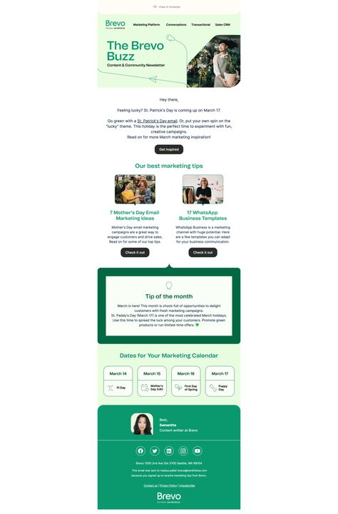 13 Great Email Newsletter Examples + Tips to Copy Podcast Email Newsletter Design, Best Email Newsletter Designs, Internal Email Design, Finance Email Design, Infographic Email Design, Mailchimp Email Design Inspiration, Email Newsletter Design Layout Ideas, B2b Email Design, Creative Emailer Design