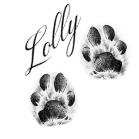 Dog Paws Tattoo, Dog Paw Tattoo Design, Paw Tattoo Design, Dog Footprint Tattoo, Cat Paw Tattoo, Paw Sketch, Cat Silhouette Tattoos, Paw Tattoos, Cat Paw Tattoos