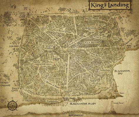 King's Landing Map, Essos Game Of Thrones, Tolkien Map, Map House, Fantasy Castles, Game Of Thrones Map, Westeros Map, Kings Landing, Middle Earth Map