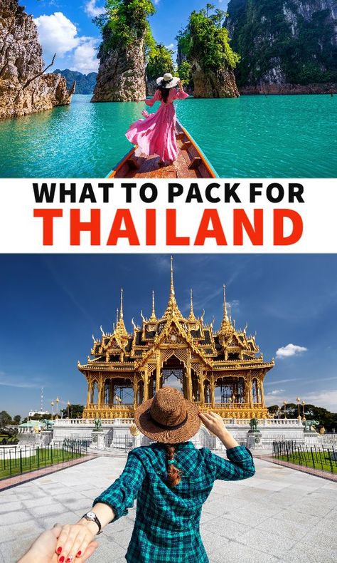 What to wear in Thailand: Thailand packing list. Thailand packing list for your first trip, Thailand travel tips, best clothes to pack for Thailand, what to bring to Thailand for women and men, packing tips for Thailand, best things to wear in Thailand, how to dress in Thailand, Thailand packing tips #Thailand #Thailandpackinglist #Travel What To Wear In Thailand Women, Pack For Thailand, What To Wear In Thailand, Thailand Packing List, Thailand Packing, Thailand Travel Destinations, Thailand Itinerary, Things To Wear, Thailand Travel Tips