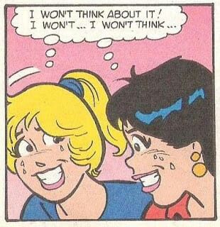 Beronica (archie comics) Archie Comics Betty, Archie Betty And Veronica, Archie Comics Riverdale, James Bond Books, Lesbian Humor, Archie Comic Books, Archie And Betty, Comic Book Art Style, Betty And Veronica