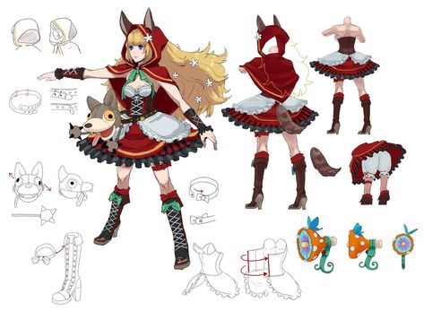 Sylvie Red Riding Hood Costume Art from The King of Fighters XIV #art #artwork #videogames #gameart #conceptart #illustration #kingoffighters14 #kof14 #kingoffighters #characterdesign Little Red Riding Hood Character Design, Red Riding Hood Character Design, Anime Red Riding Hood, Fantasy Ocs, Red Riding Hood Art, Riding Hood Costume, Dnd Oc, Red Riding Hood Costume, Wolf Character