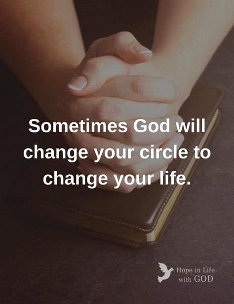 Sometimes God will change your circle to change your life. God Reduced Your Circle Because He Heard, Check Your Circle Quotes, Gracefully Broken, Quality Quotes, Soul Surfer, Circle Quotes, Sunflower Wallpaper, People Change, Aesthetic Quotes