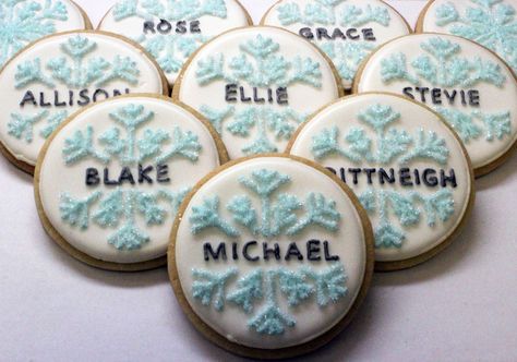 Personalized Christmas Cookies, Homemade Icing, Holiday Cookies Decorated, Cookies Personalized, Sugar Mama, Xmas Desserts, Festive Appetizers, Iced Biscuits, Best Cookie Recipe