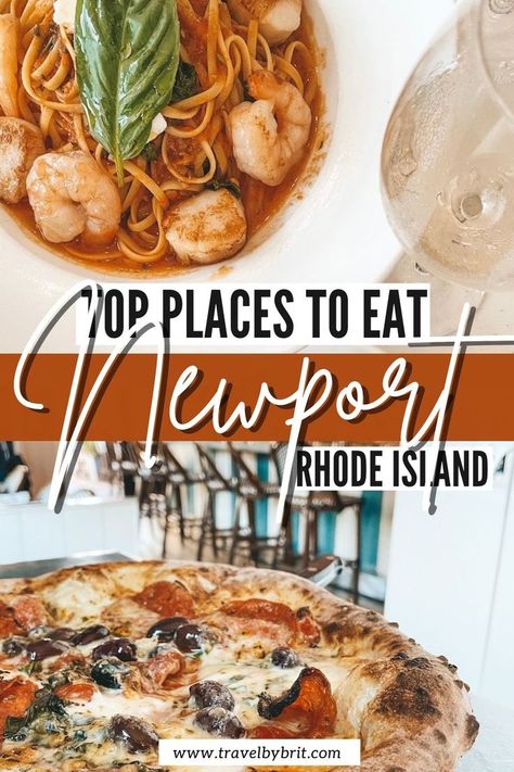 If you're searching for the best restaurants in Newport, Rhode Island, look no further than this list of ten awesome places to eat in Newport for breakfast, lunch, dinner and dessert! #newportri #newportrestaurants #newportrhodeisland Rhode Island Food, Newport Restaurants, Rhode Island Vacation, Rhode Island Mansions, Rhode Island Travel, Traditional Italian Dishes, Dinner Restaurants, Newport Rhode Island, Newport Ri