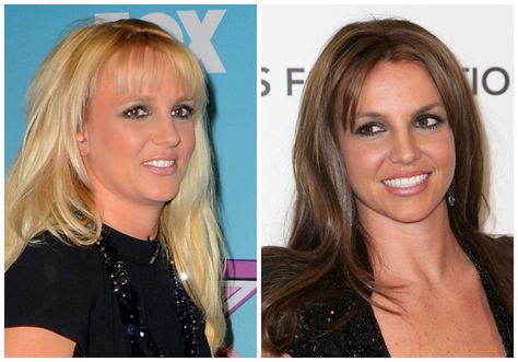 Britney Spears Goes Brunette: Analyzing The Psychology Of Changing Your Hair Color (PHOTOS) Going From Blonde To Brunette, Blonde To Brunette Transformation, Britney Spears Hair, From Blonde To Brunette, Blonde Hair For Brunettes, Blonde Vs Brunette, Blonde To Brunette, Change Hair Color, Hair Appointment