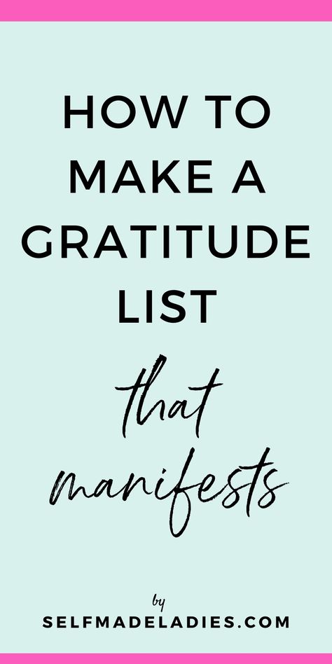 Manifestation List Examples, Gratitude And Abundance, Manifesting Gratitude, How To Show Gratitude To The Universe, Manifesting List, How To Practice Gratitude, Gratitude Quotes Inspiration, Gratitude Manifestation, Practising Gratitude