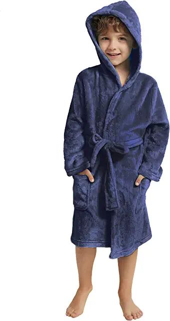 Amazon.com : boys robes size 8-10 Fuzzy Bathrobe, Toddler Bathrobe, Fuzzy Robe, Fleece Robe, Hooded Robe, Boys Fleece, Fleece Pajamas, Girls Fleece, Kid Toys