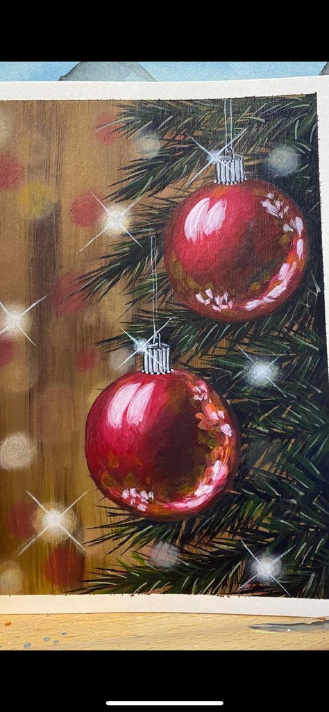 Christmas Paint And Sip Ideas, Painting Set Up, Christmas Sip And Paint Ideas, Wine Painting, Christmas Tree Painting, Christmas Crafts To Make, Holiday Painting, Christmas Canvas, Paint And Sip