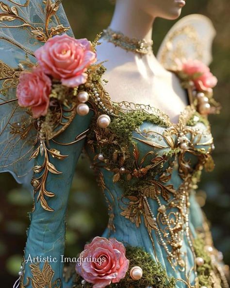 Garden Of Time Met Gala Theme, Garden Of Time Theme Dress, Garden Of Time Inspired Dress, Whimsical Dress Fairy Tales, Garden Of Time Dress Met Gala, Garden Of Time Met Gala, Fantasy Costume Design, Fairy Costume Diy, Samantha Smith