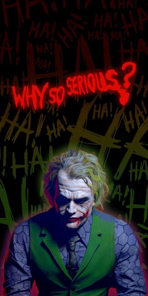 Joker Why So Serious Wallpapers, Why So Serious Wallpapers, Neon Red Phone Icon, Joker Ledger, Heath Ledger Joker Wallpaper, Bape Cartoon, Why So Serious Joker, Joker Why So Serious, Joker Fanart