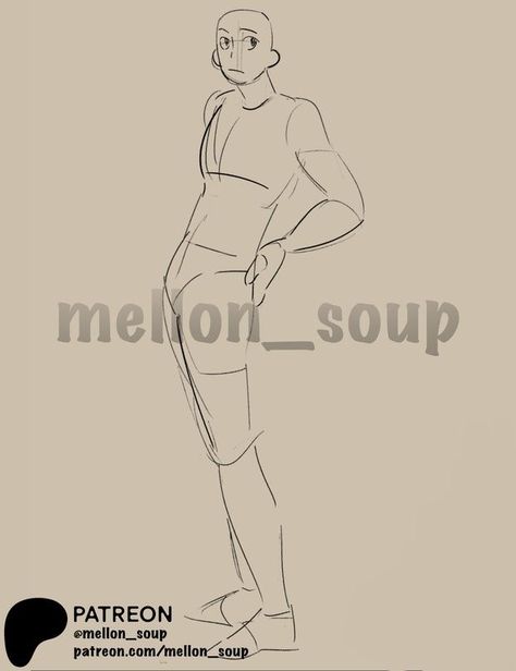 Fullbody Pose Reference, Standing Pose Ref, Sketches Anatomy, Mellon Soup, Melon Soup, Art Bases, Sketch Poses, Art Jokes, Body Reference Drawing