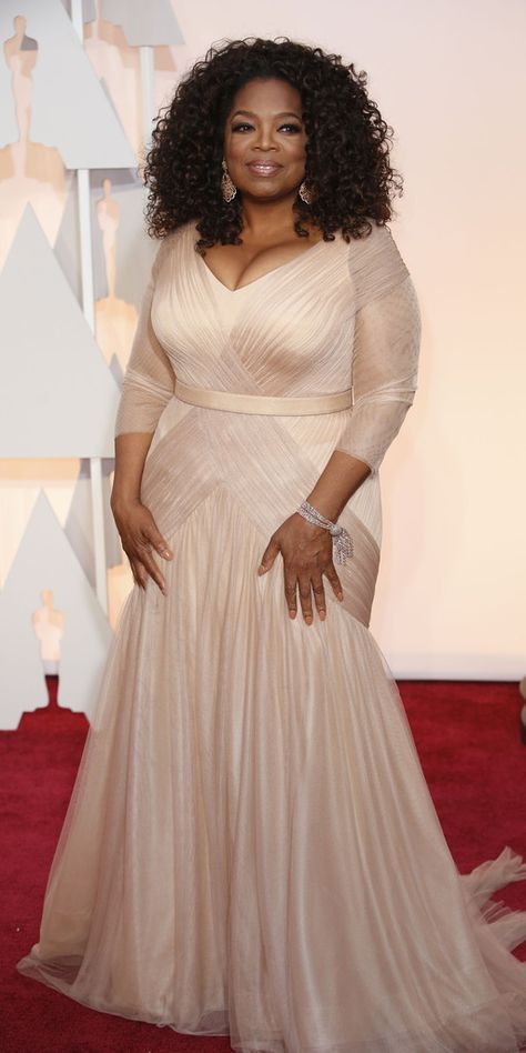 Funny Wedding, Oprah Winfrey Style, Dress Shopping, Vestidos Oscar, Plus Size Evening Gown, Oscars 2015, Hollywood Dress, Oscar Fashion, Oscar Dresses