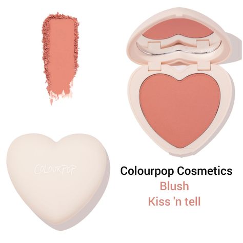 Colourpop Heart Blush, Heart Blush, Colourpop Blush, Makeup Kits, Summer Shopping, Pinterest Makeup, Colourpop Cosmetics, Fancy Makeup, Long Acrylic