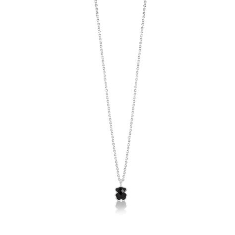 "Icon Black and White" Sterling Silver with Mini Onyx Bear Pendant Necklace, 16" + 2" Extender*** You can find more details by visiting the image link. (This is an affiliate link) #necklacesjewelry Jewelry Icon, Tous Jewelry, Silver Necklace For Women, Black Onyx Necklace, Necklace Extender, Bear Pendant, Onyx Necklace, Sterling Necklaces, Color Collection