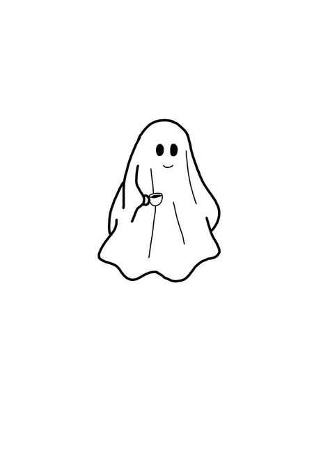 Minimal Halloween Tattoo, Halloween Tattoo Ideas Simple, Small Halloween Tattoos Simple, Cute Halloween Tattoos Small, Ghost Tattoos Cute, Ghost Tattoo Flash, Two Ghosts Tattoo, Cute Ghost Tattoo Ideas, Sheet Ghost Tattoo