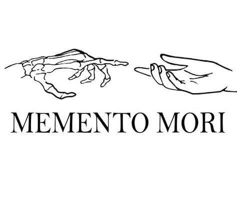 Momento Mori Tattoo, Memento Mori Tattoo, Mujeres Tattoo, Biblical Tattoos, Compass Tattoo Design, Latin Phrases, Momento Mori, Spine Tattoos, Tattoo Design Drawings