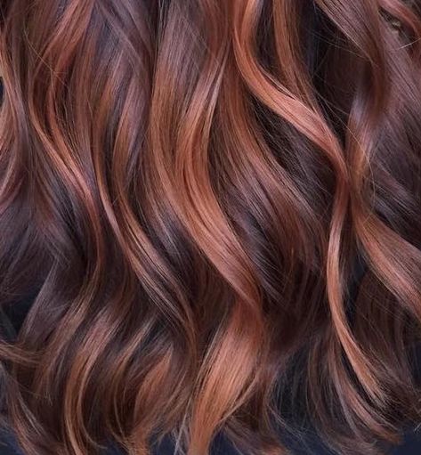 Unicorn Hair Dye, Rose Gold Hair Brunette, Sterling Archer, Rambut Brunette, Gold Hair Colors, Brunette Balayage, Balayage Hair Dark, Brunette Balayage Hair, Red Highlights