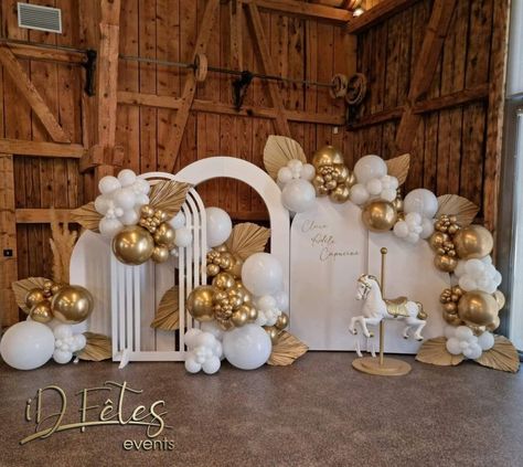 Angel Theme Birthday Party Decorations, Angel Theme Birthday Party, Christening Backdrop, Christening Decorations, Balloons Decoration, Wedding Entrance Decor, Simple Birthday Decorations, Baptism Decorations, Wedding Balloon Decorations