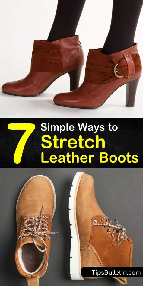 How To Stretch Leather Boots, 2022 Shoe, Stretch Leather Shoes, Boot Stretcher, Stretch Leather Boots, Prevent Blisters, How To Stretch Shoes, Shoe Stretcher, Leather Work Boots