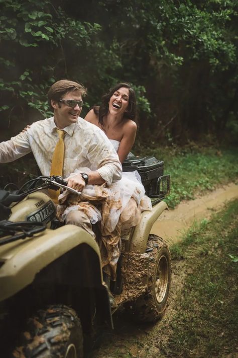 Vows Picture, Camping Photoshoot, Prenup Ideas, Camouflage Wedding, Four Wheeling, Venue Inspiration, Wedding Options, Anniversary Photo, Country Theme