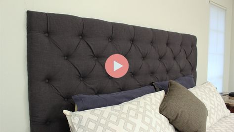 Floating Headboard, Diy Tufted Headboard, Simple Headboard, Upholstered Headboard King, Diy Headboard Upholstered, Tufted Headboards, Tufted Upholstered Headboard, Velvet Headboard, Upholstery Diy