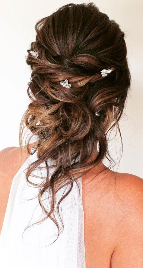 3. Boho Messy Upstyle The updo is one elegant hairstyle that never does seem to go out of fashion. Updo styles have become a... Hair Trends 2020, Wedding Hair Trends, Boho Updo, Hairstyle For Women, Elegant Hairstyle, Updo Styles, Gorgeous Wedding, Wedding Hair, Hair Trends