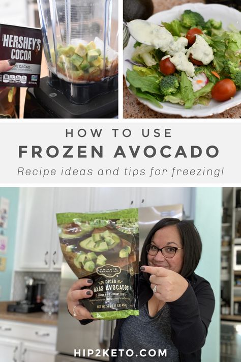 Avacodo Smoothie, Keto Guacamole Recipe, Frozen Avocado, Avocado Uses, Chocolate Avocado Smoothie, Freeze Avocado, Avocado Smoothie Recipe, Avocado Spread, Fresh Avocado