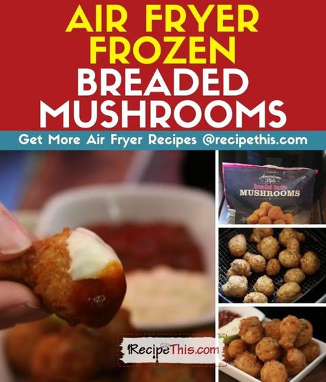 Breaded Mushrooms, Best Vegetable Recipes, Air Fryer Fish, Tailgating Recipes, Air Fryer Recipes Chicken, Summer Appetizer, Football Food, Air Fryer Chicken, Great Appetizers