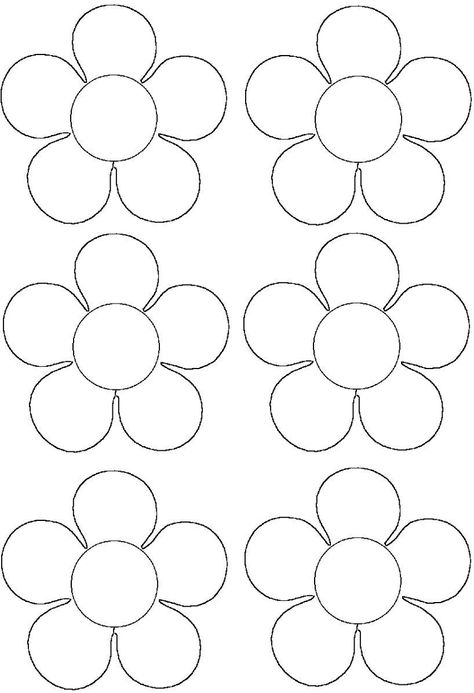 Felt Flower Template, Flower Templates Printable, Balloon Template, Felt Crafts Patterns, Pola Sulam, Easter Bunny Decorations, Flower Template, School Decorations, Mothers Day Crafts